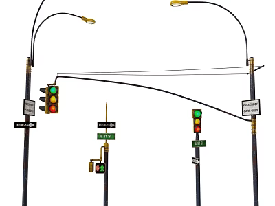 Traffic light 3d model