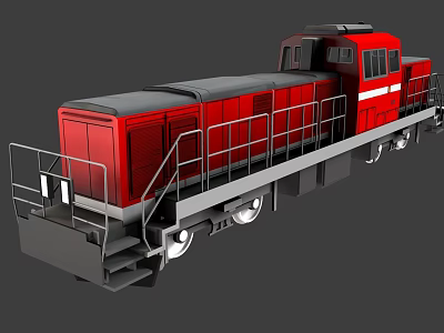 DD200 locomotive train old locomotive train railway train DD200 locomotive train old 3d model