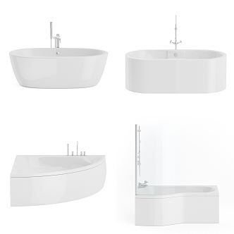 Modern Bathtub 3d model