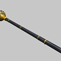 Warhammer PBR Next Generation Blunt Weapon Melee Weapon Cold Weapon Armor Breaking Hammer Ancient Weapon Pumpkin Hammer Ancient Weapon Hammer Game Equipment 3d model