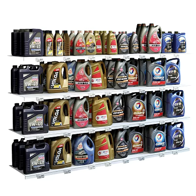 Modern shelf oil shelf 3d model Modern shelf oil shelf 3d model
