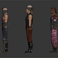 Men In Tactical Combat Outfits With Different Armor And Gear Designs