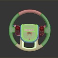 Steering wheel car steering wheel car parts life supplies 3d model