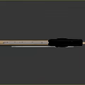 Set of Three Different Keys Including Blue Golden and Black Handled on Dark Surface