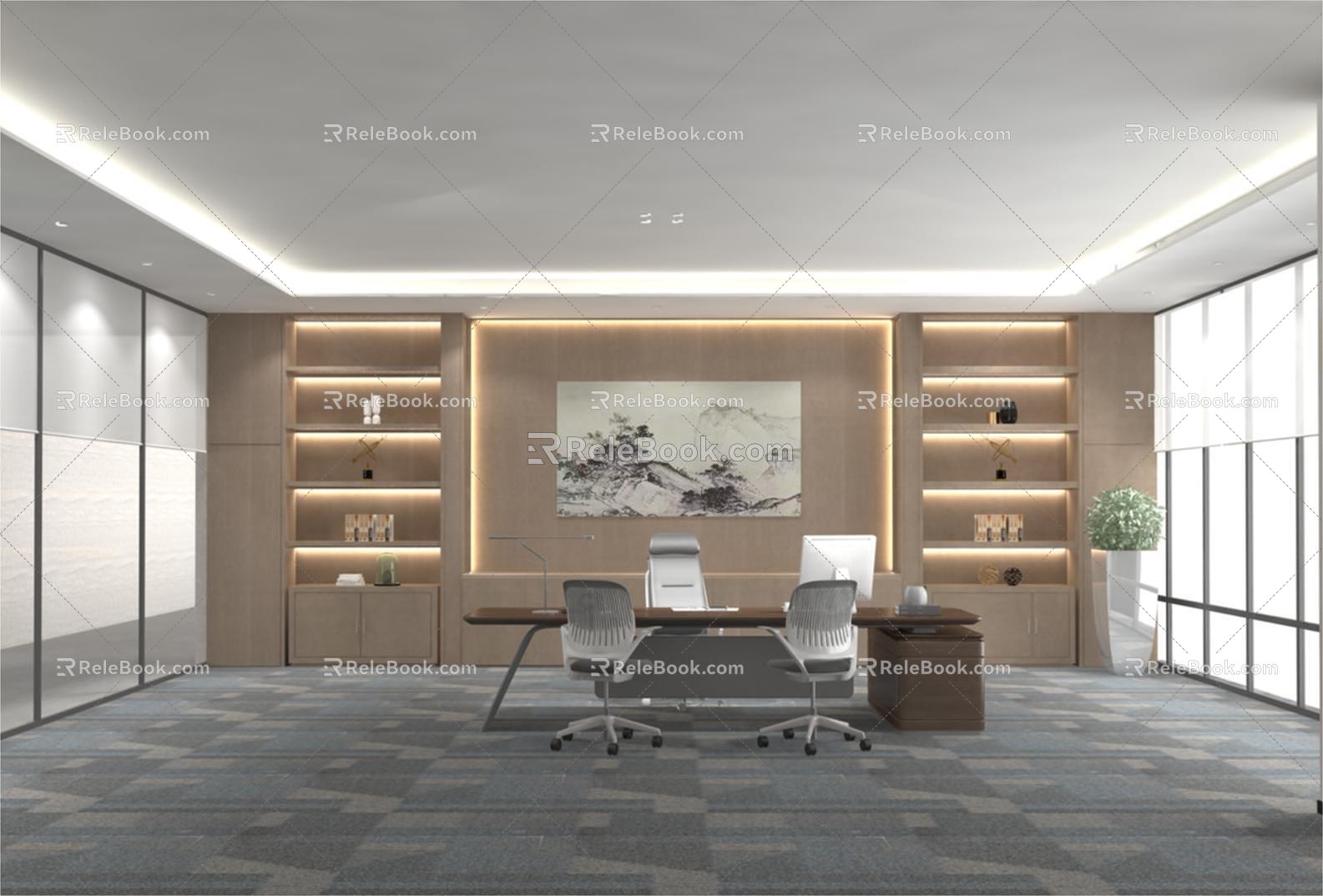 Executive President's Office 3d model