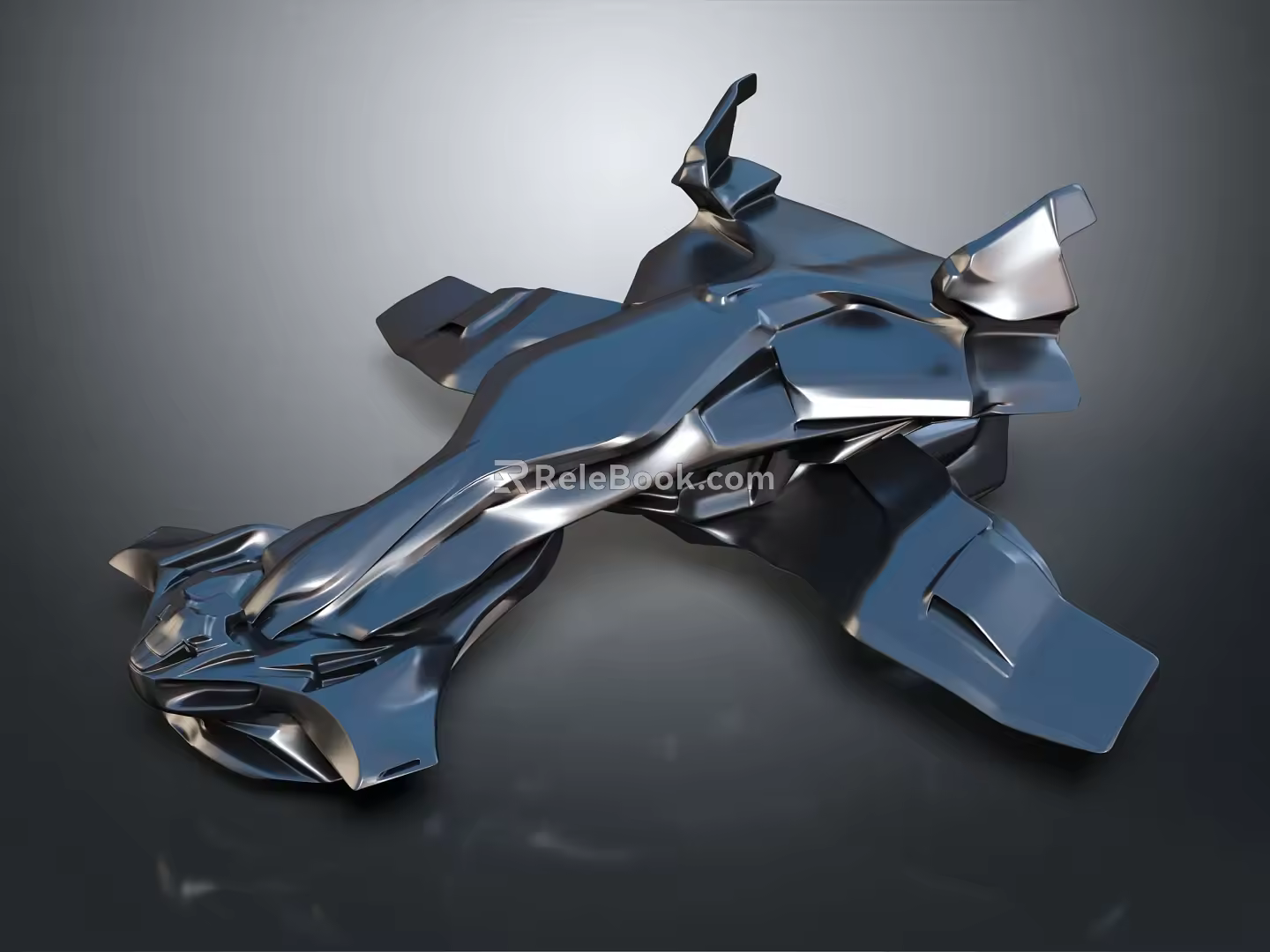 Modern Spaceship Spacecraft 3d model