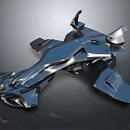 Modern Spaceship Spacecraft 3d model