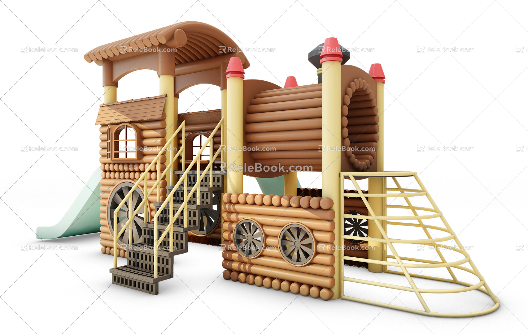 Modern play equipment Children's play equipment 3d model