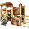 Modern play equipment Children's play equipment 3d model