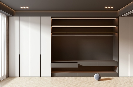 Modern wardrobe 3d model