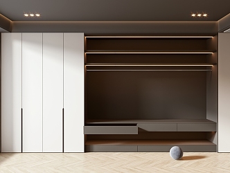 Modern wardrobe 3d model