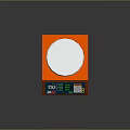Orange Spin Coat Device With White Top Lid And Control Panel Interface Features