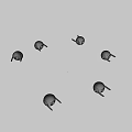 Fighter Drone Display 3d model