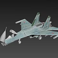 Military Fighter Jet With Open Cockpit Mounted Missiles And Red Star Emblems On Wings