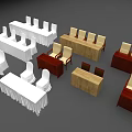 Diverse Wooden And White Conference Tables With Matching Chairs For Meeting Room Setup