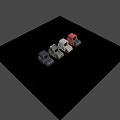 Multiple Tactical Scopes In Various Colors With Illuminated Lens And Controls