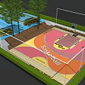 Outdoor Sports Fitness Area With Swimming Pools Running Track And Green Trees