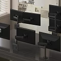 Office Equipment Monitor Bracket Elevated Bracket Wall Mounting Bracket High-end Bracket 3d model