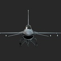 Fighting Falcon F16 aircraft 3d model