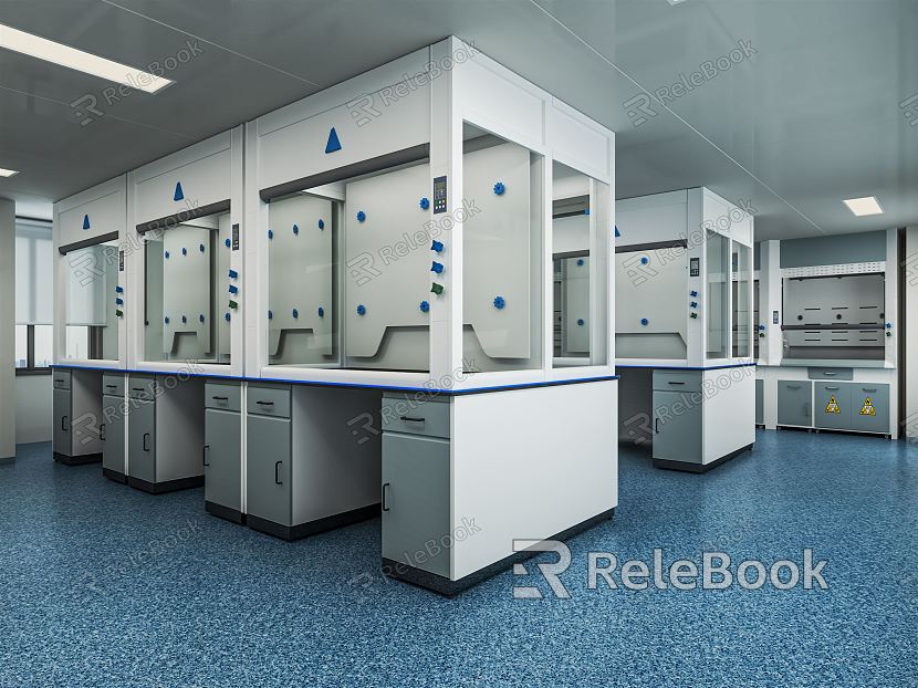 Modern Laboratory Chemistry Laboratory Laboratory Cabinet Laboratory Equipment Office Desk Chair Office Cabinet Chemical Instruments model