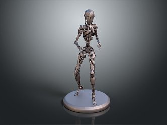 Modern Robot Assistant Small Robot Butler 3d model