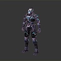 Mecha Warrior Sci-Fi Soldier Sci-Fi Warrior Mecha Soldier 3d model