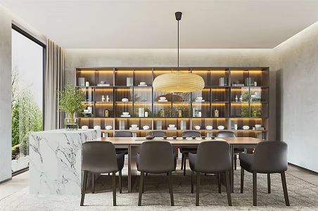 Modern Minotti Tea Room 3d model