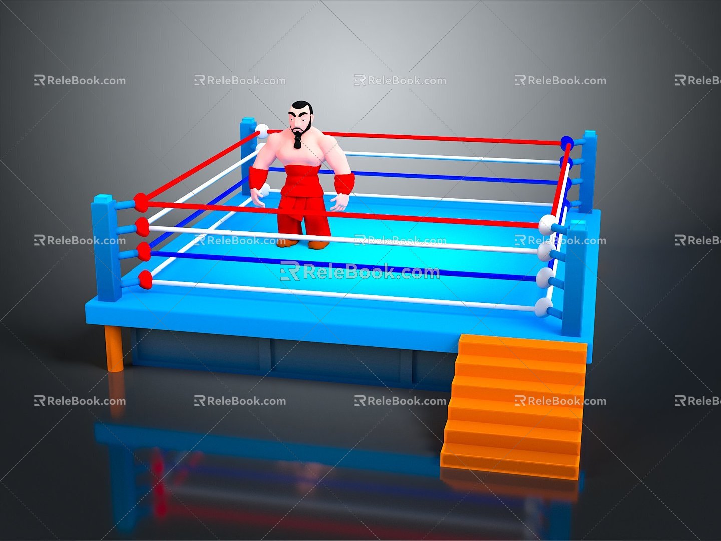 Muay Thai Free Fight Fighting Athlete Muay Thai Athlete Boxer Boxer Athlete Sanda 3d model