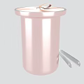 Elegant Copper Wine Bottles And Glasses With Lids And Metal Tongs Modern Design