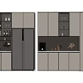 Modern Wine Cabinet Interior Design With Glass Doors Storage And Kitchen Cabinets