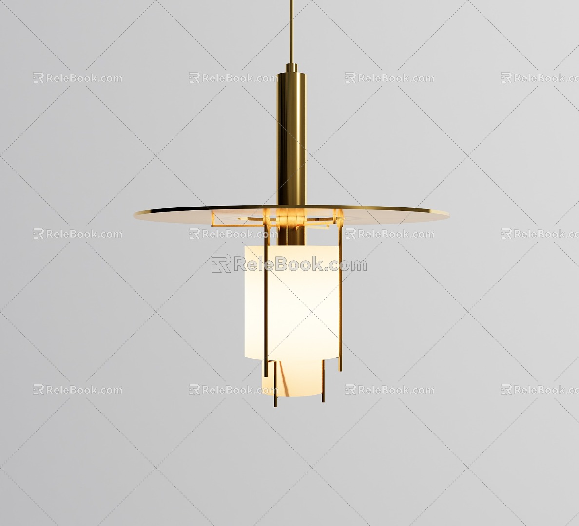 Modern chandelier bedside chandelier metal small chandelier 3d model