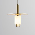 Modern chandelier bedside chandelier metal small chandelier 3d model