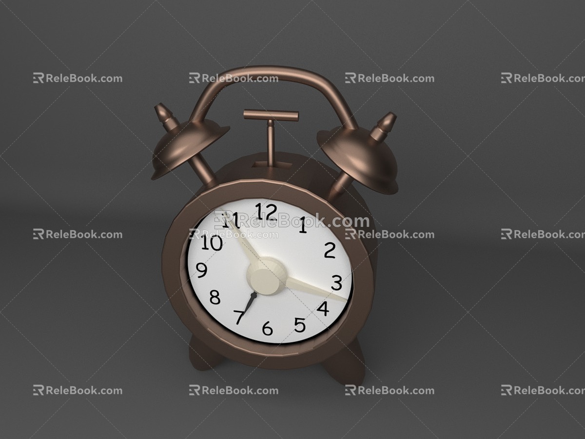 Alarm clock clock clock time 3d model