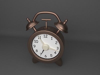 Alarm clock time 3d model