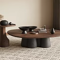 Modern Middle Ancient Style Coffee Table 3d model