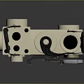 Industrial Electronic Control Device With Knobs Buttons And Digital