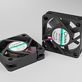 Build quasi-computer cooling fan 3d model