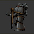 Mech Warrior Mech Soldier Machine Battlearm Mechanical Battlearm Machine Fighter Robot 3d model