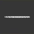 Silver Chain Bracelet Shiny Metallic Fashion Accessory For Women Daily Wear