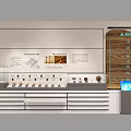 Exhibition Display Shelves With Glass Cases And Artifacts For Cultural Exhibits