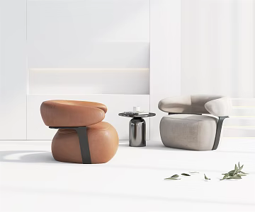 Modern Casual Sofa Combination Sofa 3d model
