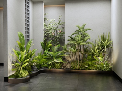 Modern Plant Combinations 3d model