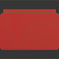 Red Secure Storage Cabinet With Lock And Key For Office Equipment