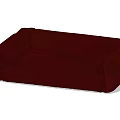 Dark Red Two Seater Sofa Modern Upholstered Design For Living Room Decor