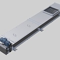 Bulk material chain conveyor 3d model