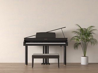 Modern Piano 3d model