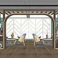 Creative Book Art Design Interior With Shelves Artworks Seats And Natural Light