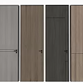 Modern Hinged Doors With Various Wood Grain Designs And Color Options