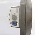 Unique Electric Water Heater With White Body And Digital Control Panel