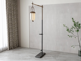 New Chinese floor lamp 3d model